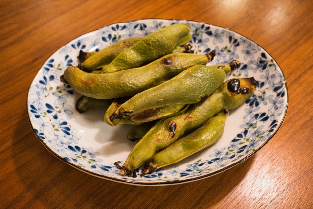 焼きそら豆